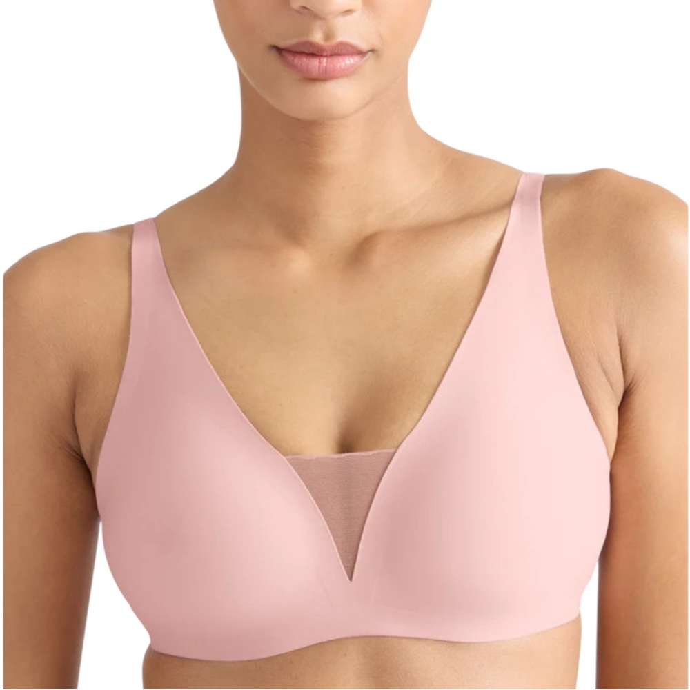 $Knix Revolution Mesh Wireless Bra Rose Water XL